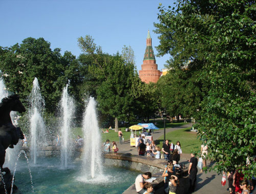 Фотогалерея московских фонтанов
