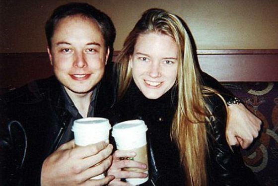Илон Маск с женой