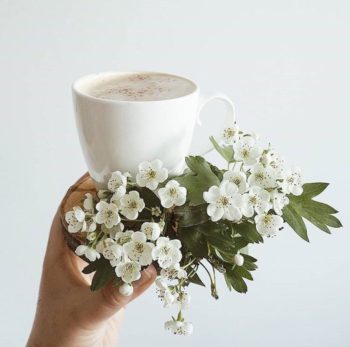 Кофе с ароматом счастья, ароматом весны