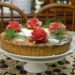 Праздничная выпечка: творожистый пирог с персиками