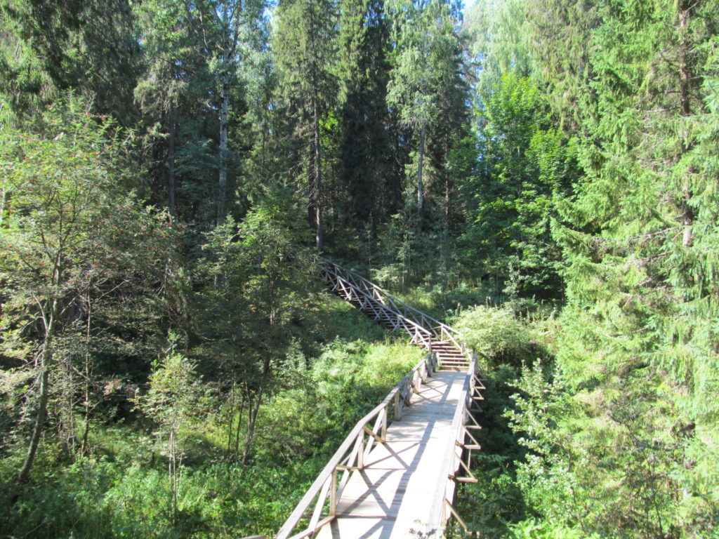 Деревянный мост в Щелыково